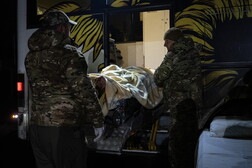 Ukrainian Hospitallers Medical Battalion evacuates wounded soldiers from Donbass