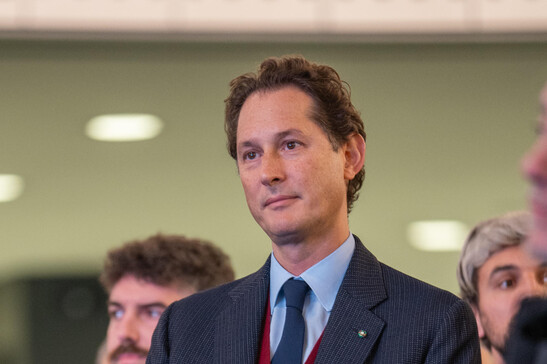 John Elkann alla mostra inaugurata al Museo Nazionale dell'Automobile