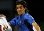 Morosini con la maglia dell'Under 21