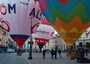 In Valle d?Aosta San Valentino si festeggia in mongolfiera