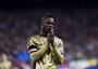 Mario Balotelli during AC Milan's 4-1 defeat to Atletico Madrid