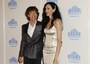 La stilista L'Wren Scott con Mick Jagger