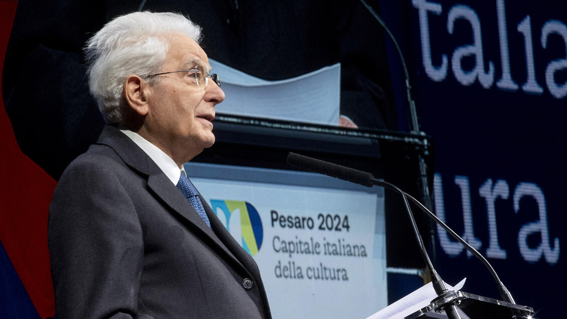 &gt;&gt;&gt;ANSA/ MATTARELLA A PESARO,  'LA CULTURA CONTRO IL PENSIERO UNICO ' - ALL RIGHTS RESERVED