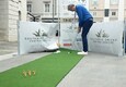 Al via il torneo internazionale di golf in centro a Trieste (ANSA)