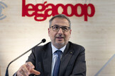 Il presidente Legacoop Simone Gamberini