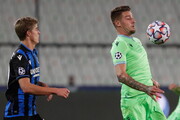 Champions: Club Brugge-Lazio 1-1