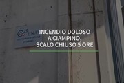 Incendio doloso a Ciampino, scalo chiuso 5 ore