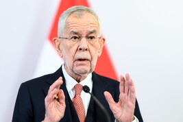 Il  presidente austriaco Alexander Van der Bellen