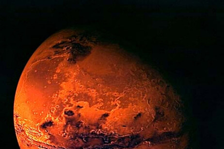 Marte fotografato dalla sonda europea Mars Express (fonte: European Space Agency da Wikimedia ESA,CC BY-SA 3.0 IGO)