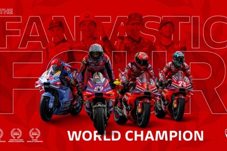 Ducati domina nella MotoGp e vince il Titolo Mondiale