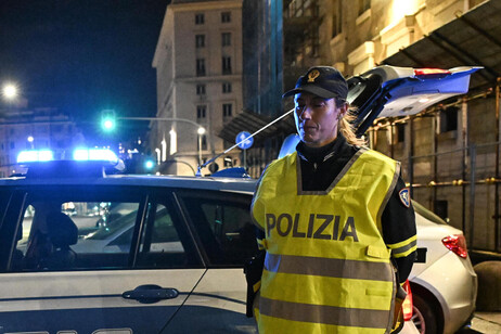 Polizia stradale. Immagine d'archivio