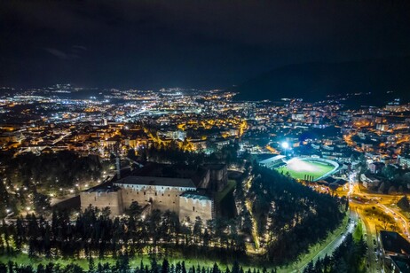 L'Aquila, la foto aerea dell'ufficio stampa del Comune