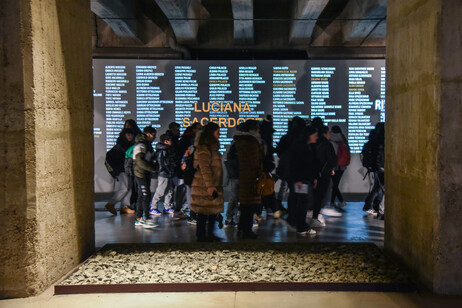 Visite di studenti e scolaresche al Memoriale della Shoah Binario 21 nella settimana del Giorno della Memoria