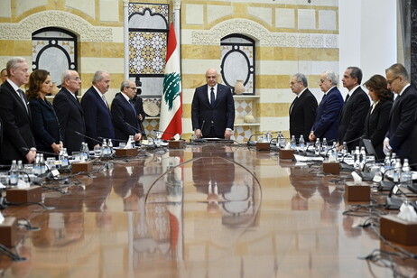 Lebanese President Joseph Aoun presides over first meeting of new Lebanese cabinet