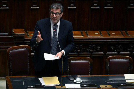 Il ministro dell'Economia Giancarlo Giorgetti