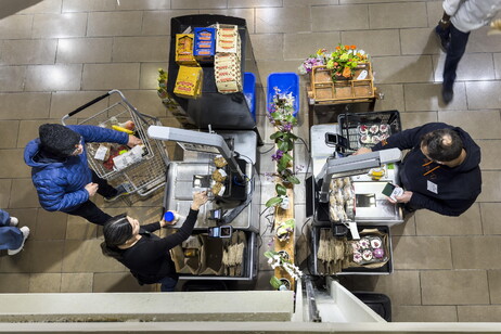 L'interno di un supermercato