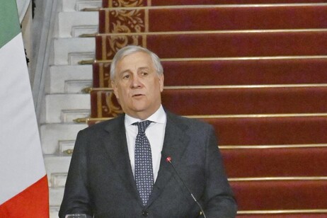 Il mnistro degli Esteri Antonio Tajani
