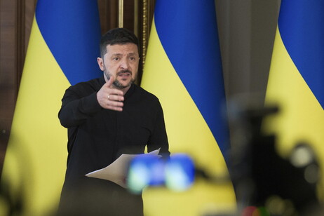 Il presidente dell'Ucraina Volodymyr Zelensky