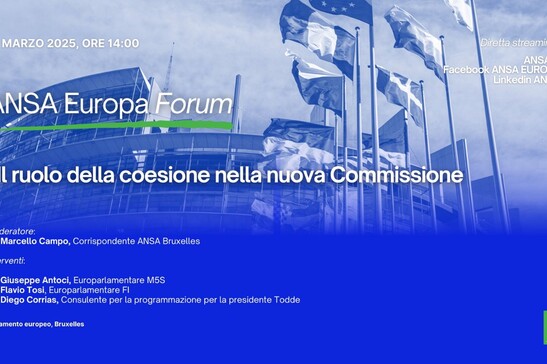 Nuovo Forum dell'Ansa. La politica di coesione nell'azione della nuova Commissione Ue