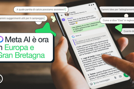 Dopo stop, Meta AI arriva in Italia e in Ue