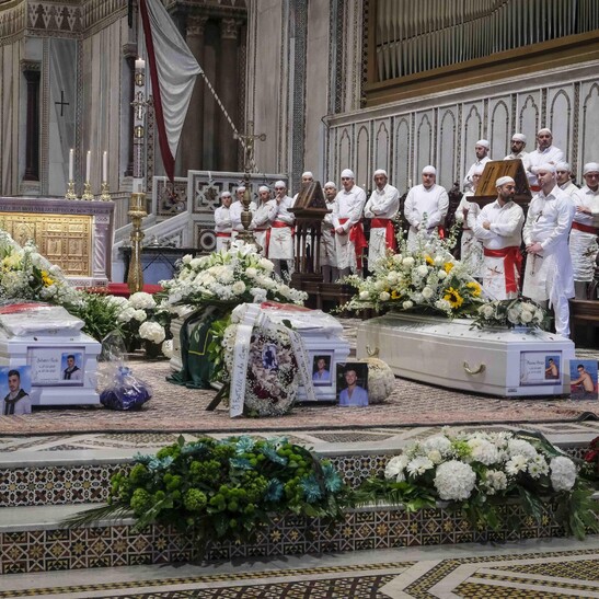 Folla ai funerali dei tre ragazzi uccisi a Monreale