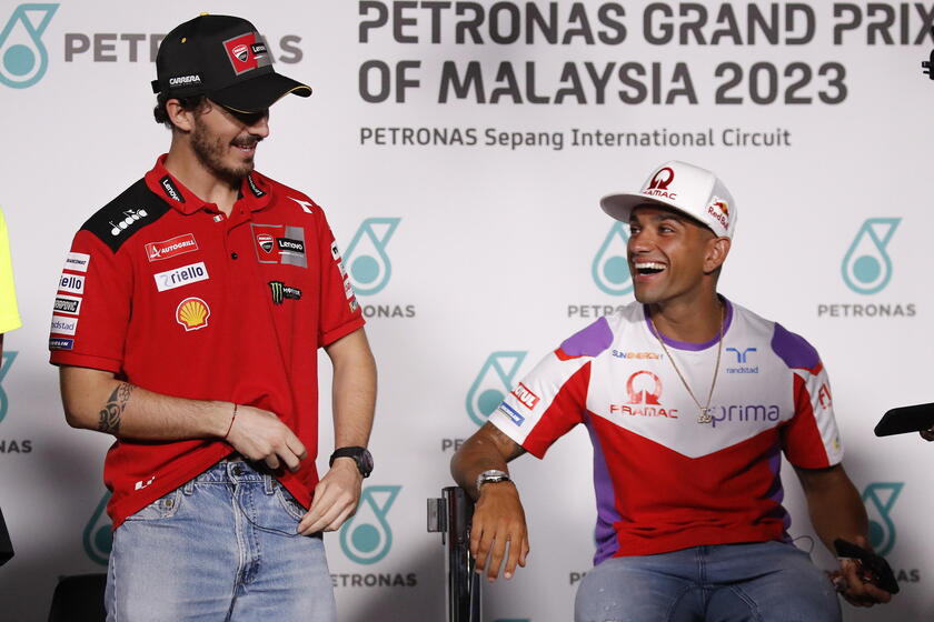 Press conference - Malaysia Motorcycling Grand Prix 2023 © ANSA/EPA