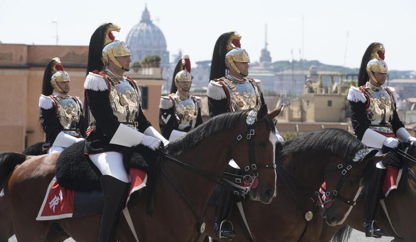 Solemn Changing of the Guard of Corazzieri regiment - RIPRODUZIONE RISERVATA