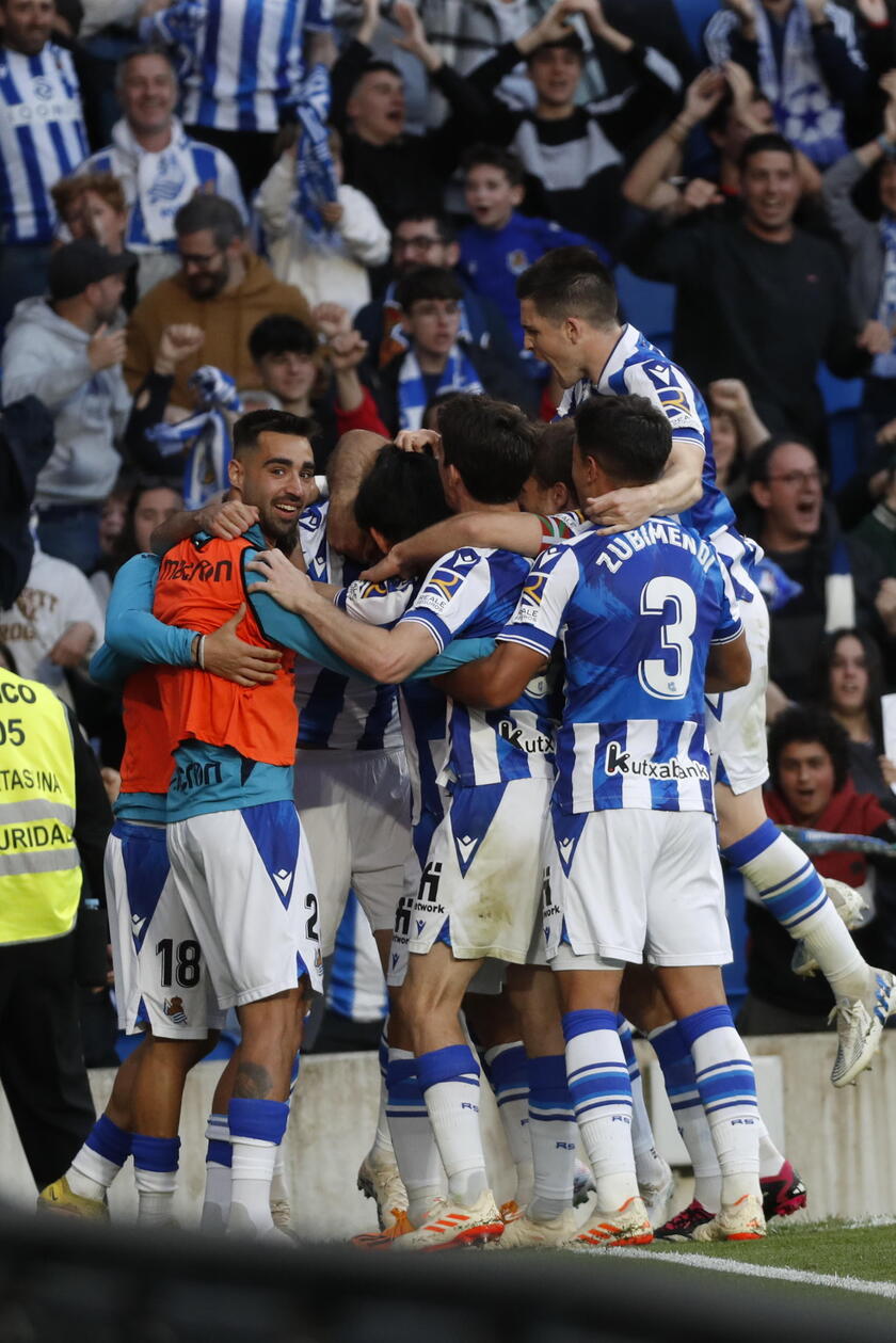 LaLiga - Real Sociedad vs Rayo Vallecano © ANSA/EPA