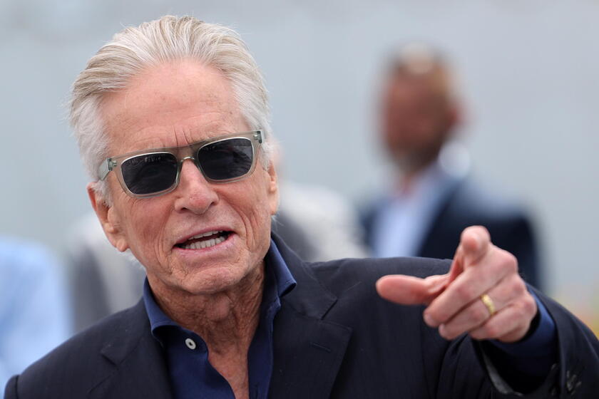 L 'attore statunitense Michael Douglas © ANSA/EPA