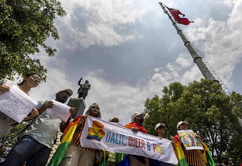 Pride a Katmandu © ANSA/EPA