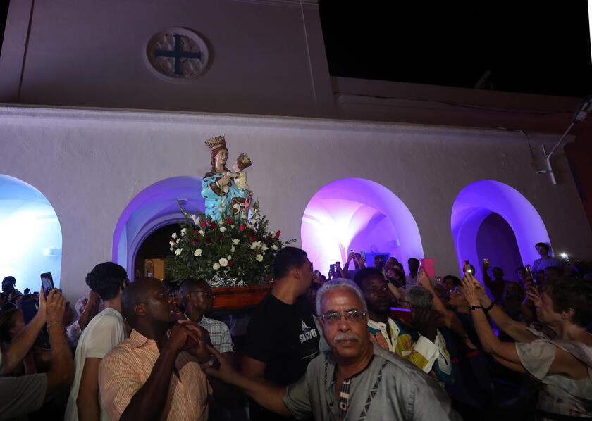 Madonna of Trapani procession in La Goulette © ANSA/EPA