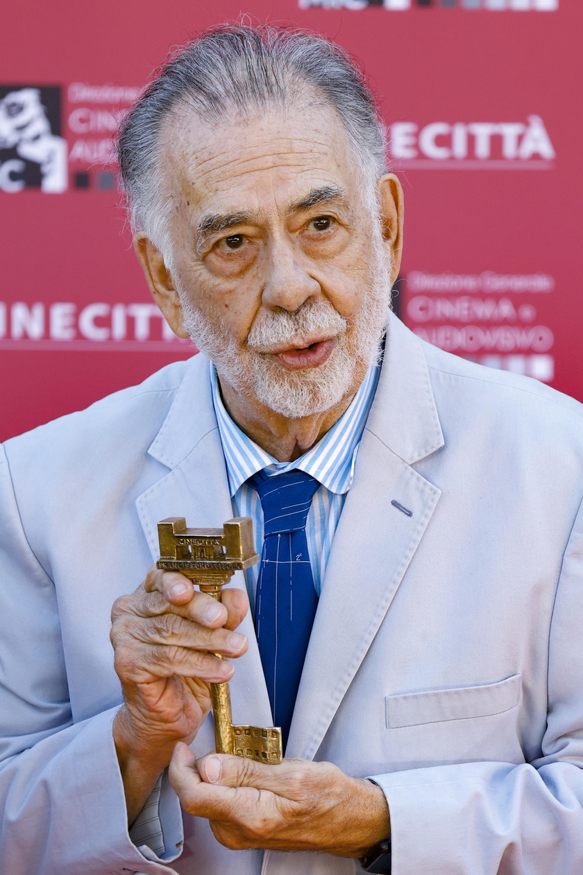 US film director Francis Ford Coppola attends event at Cinecitta Studios in Rome