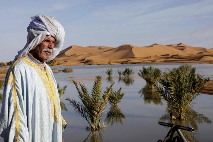 Sahara, alluvione nel deserto