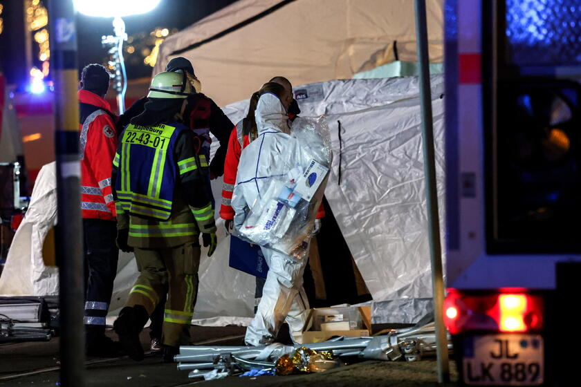 At least one dead and dozens injured after car driven into crowd at German Christmas market