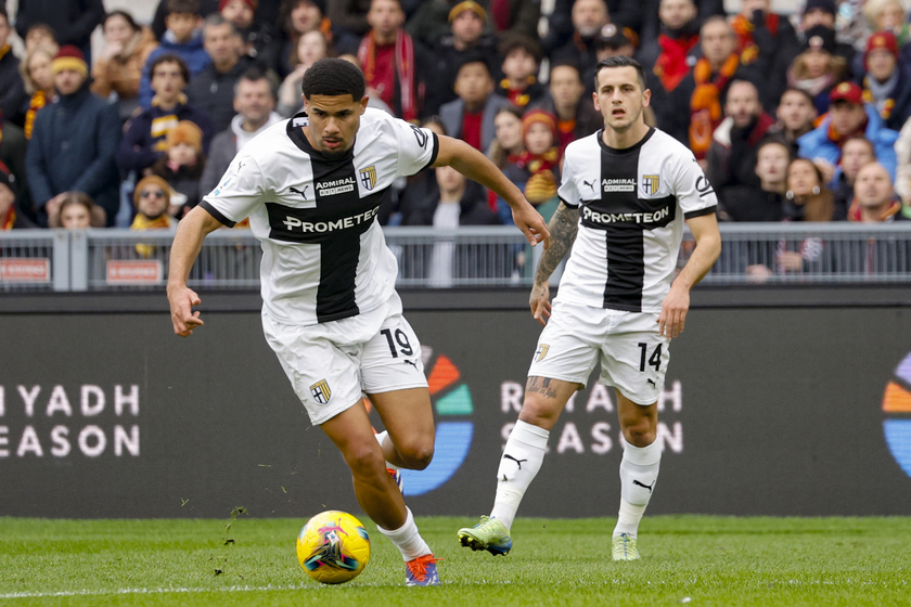 Italian Serie A soccer match - AS Roma vs Parma Calcio 1913