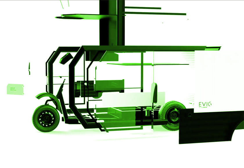 Parte la produzione di Evig, erede elettrico dell'Ape Car