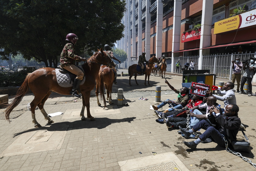 People protests against abductions in Kenya