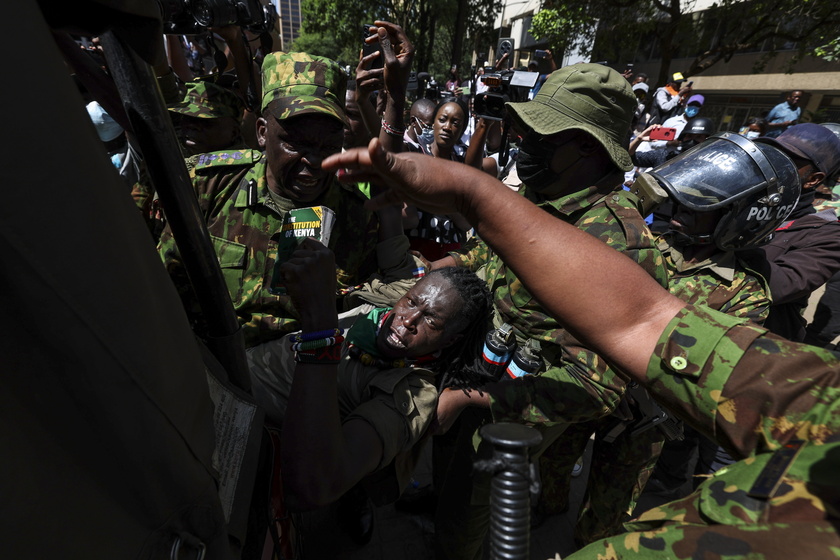 People protests against abductions in Kenya