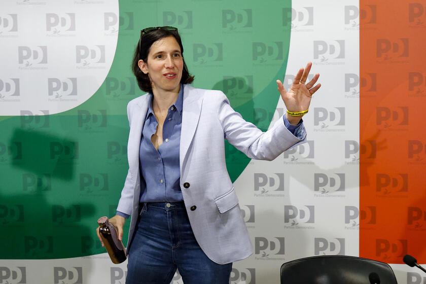 La segretaria del Pd, Elly Schlein, dopo le elezioni europee