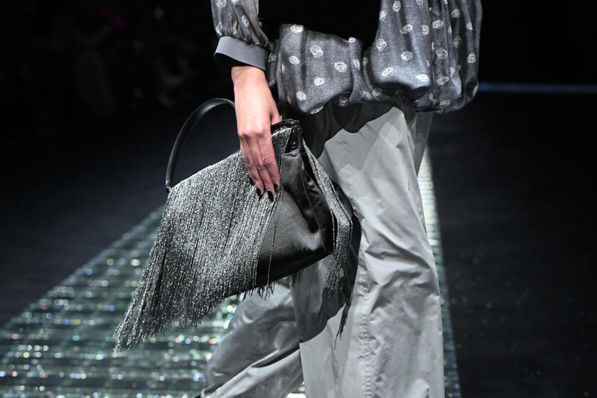 Milan fashion week: Emporio Armani - RIPRODUZIONE RISERVATA