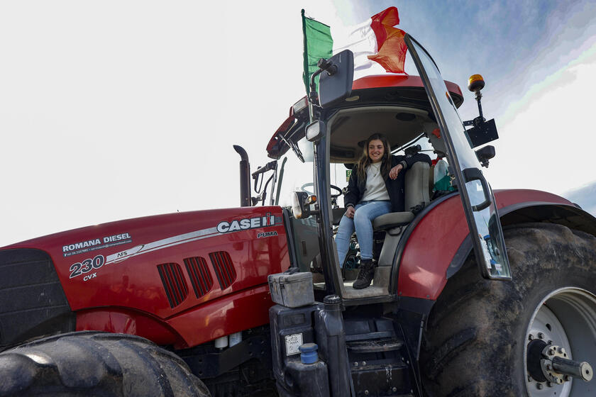 Tractor protests in Italy - ALL RIGHTS RESERVED