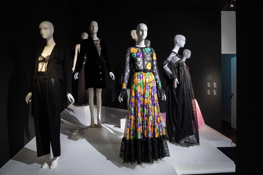 Yves Saint Laurent exhibition in Paris © ANSA/EPA