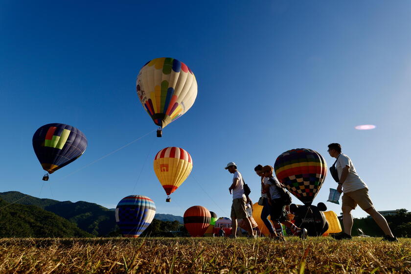 International hot air balloon festival in Taiwan