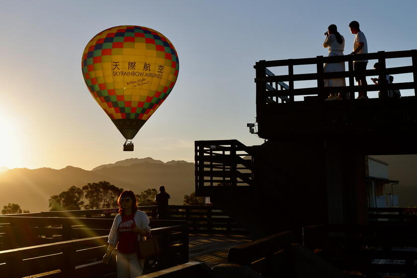 International hot air balloon festival in Taiwan