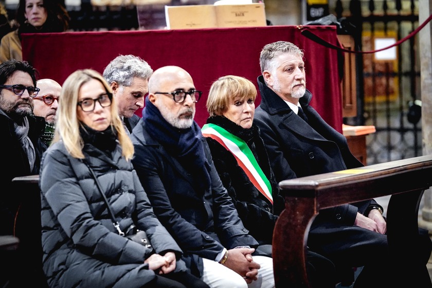 Torino, funerali del critico d'arte Luca Beatrice