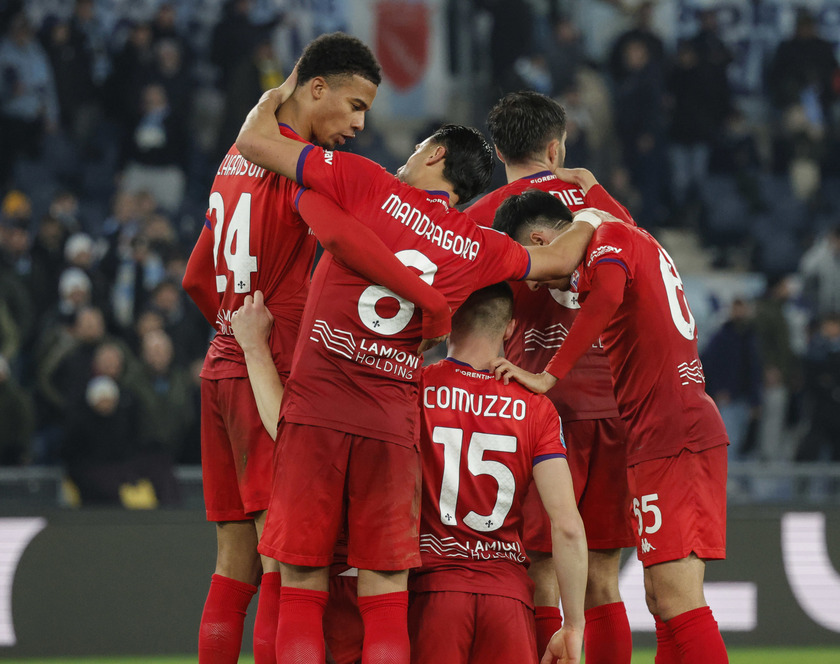 Serie A soccer match between SS Lazio vs ACF Fiorentina