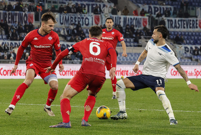 Serie A soccer match between SS Lazio vs ACF Fiorentina