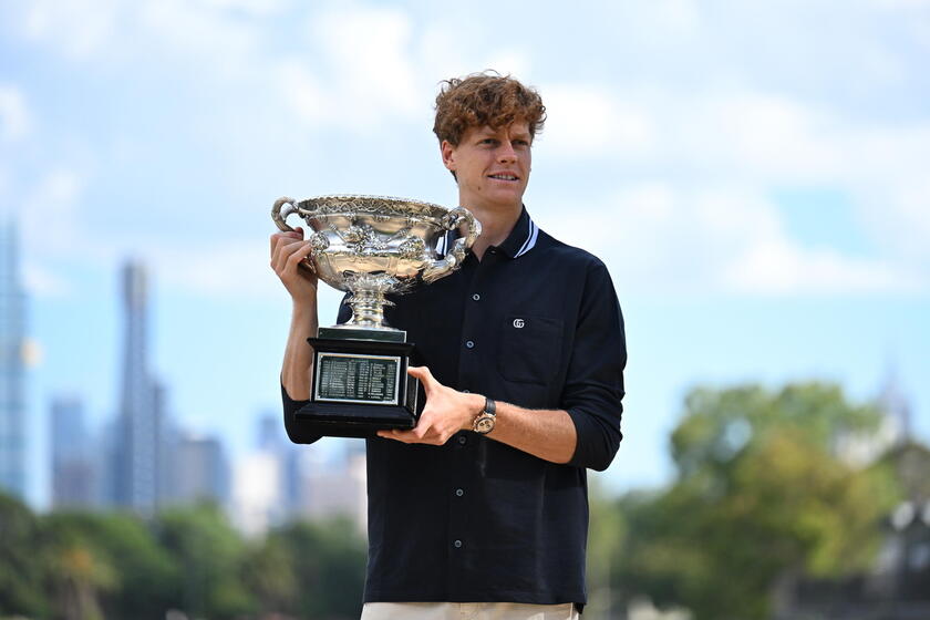 Italy's Jannik Sinner defends Australian Open title