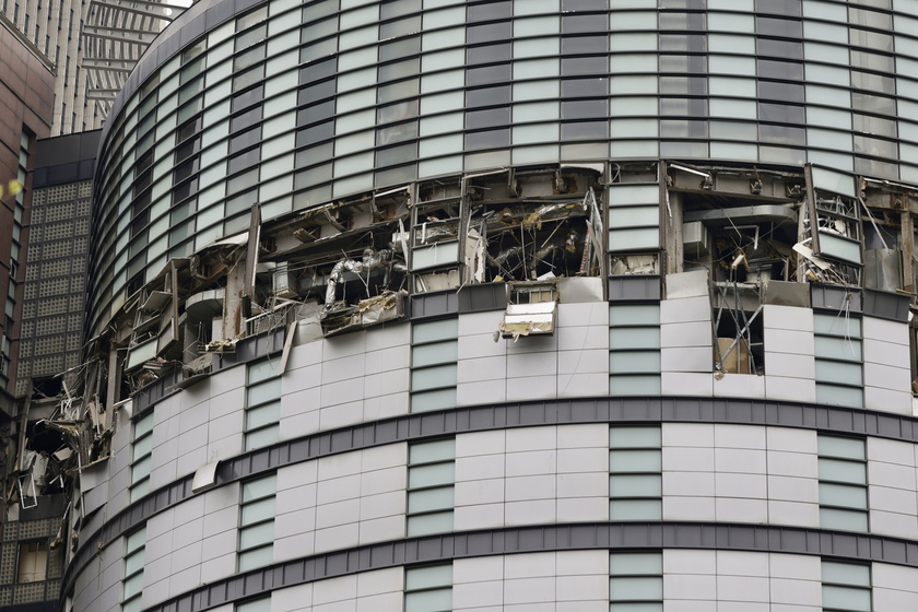 Suspected gas explosion kills at least four at a department store in central Taiwan