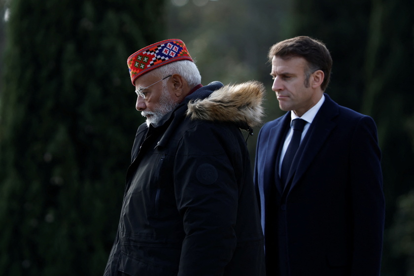 French President Macron receives Indian Prime Minister Modi in Marseille